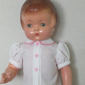 For 19" Doll - Overalls and Blouse in Pink *Doll N